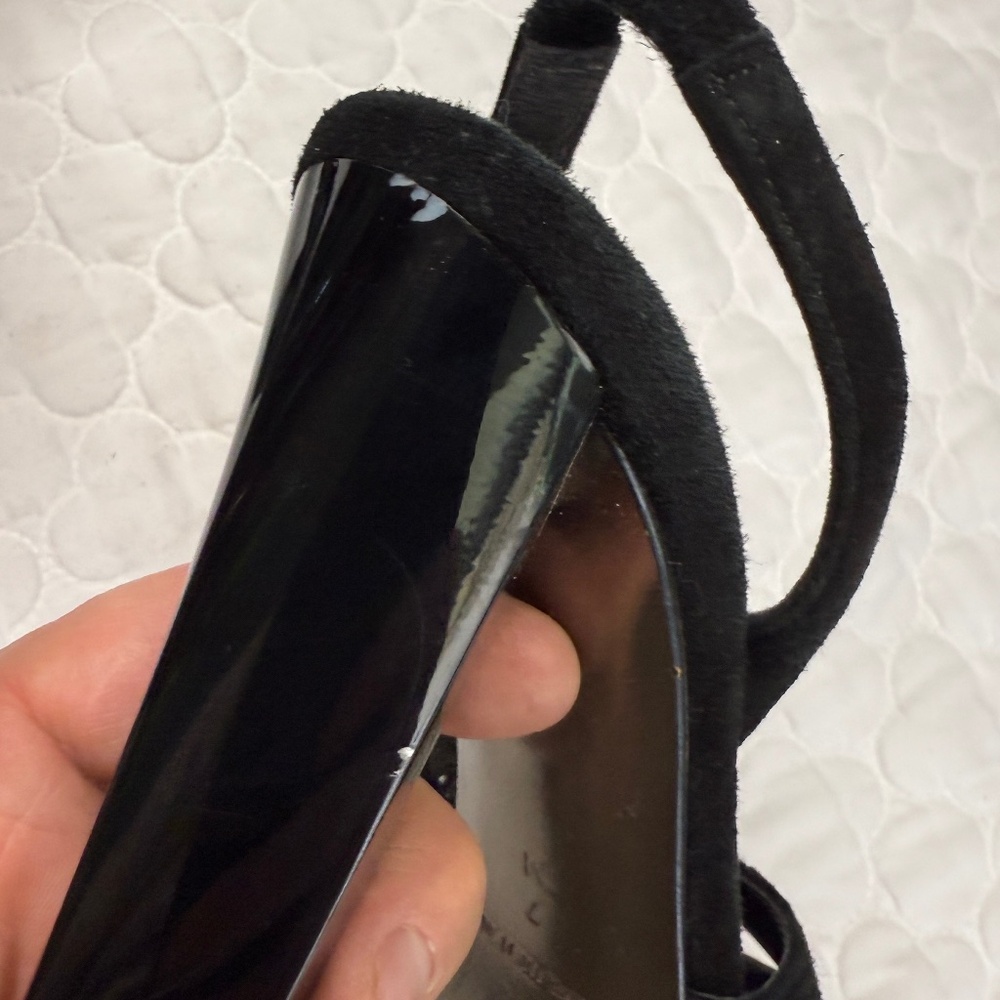 Diane von Furstenberg Suede High Heels Size 7 Made in Italy - Picture 7 of 10